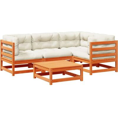 vidaXL Gartenmöbelset - Kiefernholz, Braun, Modular vidaXL Gartenmöbelset - Kiefernholz, Braun, Modular
