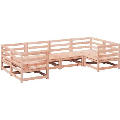 VidaXL Gartenset - Braune 6-teiliges moduläres Sofa VidaXL Gartenset - Braune 6-teiliges moduläres Sofa