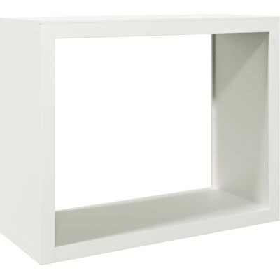 vidaXL Hvid 100x40x80 cm Stål Savsmuldsstativ - Brændestabel vidaXL Hvid 100x40x80 cm Stål Savsmuldsstativ - Brændestabel