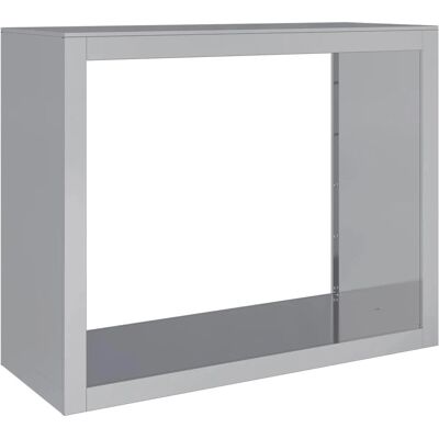 vidaXL Galvaniseret stål brændestativ 100x40x80 cm vidaXL Galvaniseret stål brændestativ 100x40x80 cm
