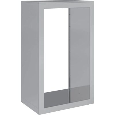 vidaXL Brennholzregal 60x40x100 cm Stahl - Feuerholzregal vidaXL Brennholzregal 60x40x100 cm Stahl - Feuerholzregal