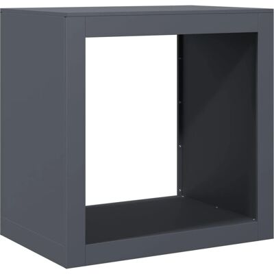 vidaXL Brændestabel Antracit 60x40x60 cm Stål - Opbevaring af brænde vidaXL Brændestabel Antracit 60x40x60 cm Stål - Opbevaring af brænde