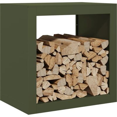 vidaXL Holzregal Stahl 60x40x60 cm - Brennholz Aufbewahrung vidaXL Holzregal Stahl 60x40x60 cm - Brennholz Aufbewahrung