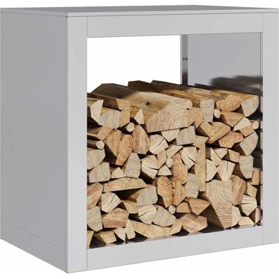 vidaXL Étendoir à bois en acier galvanisé 60x40x60 cm - Rangement de bois - Publicité vidaXL Étendoir à bois en acier galvanisé 60x40x60 cm - Rangement de bois - Publicité