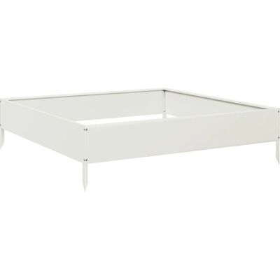 vidaXL Hochbeet Weiß Stahl - Hochbeet vidaXL Hochbeet Weiß Stahl - Hochbeet