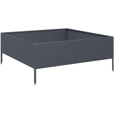 vidaXL Tuin verhoogd bed Buiten plantenbak Patio Bloempot Staal vidaXL Tuin verhoogd bed Buiten plantenbak Patio Bloempot Staal