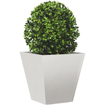 vidaXL Pflanzkübel 2 Stk. Lichtgrau Stahl 30x30x30 cm - Garten Pflanztopf vidaXL Pflanzkübel 2 Stk. Lichtgrau Stahl 30x30x30 cm - Garten Pflanztopf