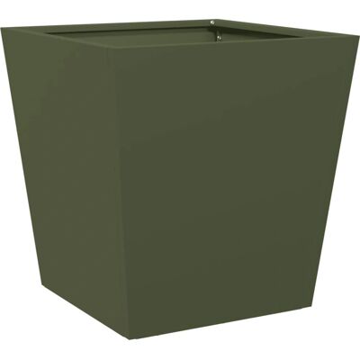 vidaXL Pflanzkübel Olive Green 40x40x40 Stahl - Pflanzkübel vidaXL Pflanzkübel Olive Green 40x40x40 Stahl - Pflanzkübel