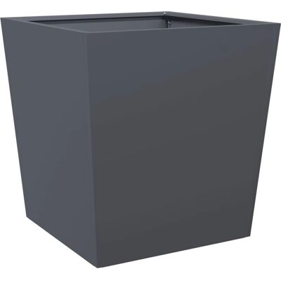vidaXL Garden Planter Anthracite 50x50x50 cm Steel - Garden Planter vidaXL Garden Planter Anthracite 50x50x50 cm Steel - Garden Planter
