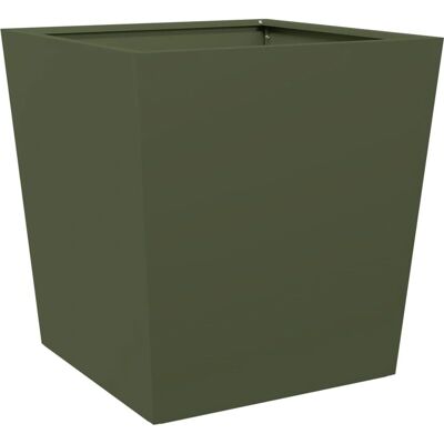 vidaXL Pflanzkübel Olive Green Stahl 50x50x50cm - Pflanzkübel vidaXL Pflanzkübel Olive Green Stahl 50x50x50cm - Pflanzkübel