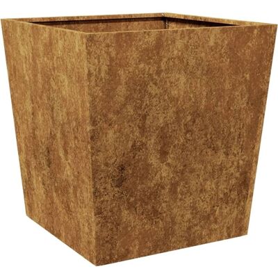 vidaXL Tuinplant 50x50x50 cm Weerbestendig Staal Bruin - Tuinplant vidaXL Tuinplant 50x50x50 cm Weerbestendig Staal Bruin - Tuinplant