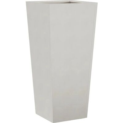 vidaXL Tuinpot 35x35x75 cm roestvrij staal Zilver - Tuinpot vidaXL Tuinpot 35x35x75 cm roestvrij staal Zilver - Tuinpot