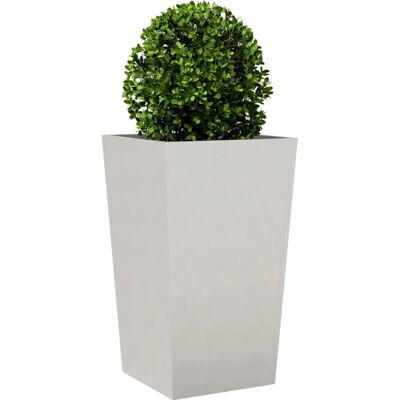 vidaXL Pflanzkübel 45x45x75 cm Edelstahl Hellgrau - Pflanzkübel vidaXL Pflanzkübel 45x45x75 cm Edelstahl Hellgrau - Pflanzkübel