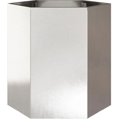 vidaXL Garten-Pflanzgefäße 46x40x45 cm Stahl - Garten-Pflanzgefäß vidaXL Garten-Pflanzgefäße 46x40x45 cm Stahl - Garten-Pflanzgefäß