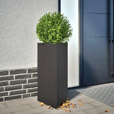 vidaXL Schwarzer Dreieckiger Gartentopf - Gartenart vidaXL Schwarzer Dreieckiger Gartentopf - Gartenart