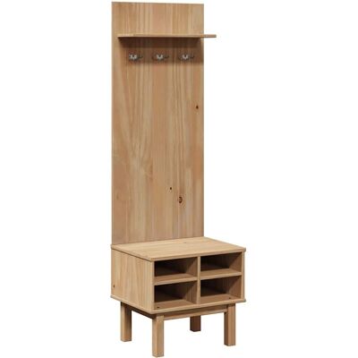 vidaXL OTTA Armoire - Pin, 50x40x160cm - Publicité vidaXL OTTA Armoire - Pin, 50x40x160cm - Publicité
