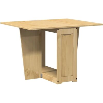 vidaXL 4013433 Kitchen/Dining Table - Foldable Pine Wood, Wax Brown vidaXL 4013433 Kitchen/Dining Table - Foldable Pine Wood, Wax Brown