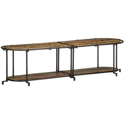 vidaXL 160x42x40 cm Massives Altholz TV-Regal - Fernsehtisch vidaXL 160x42x40 cm Massives Altholz TV-Regal - Fernsehtisch
