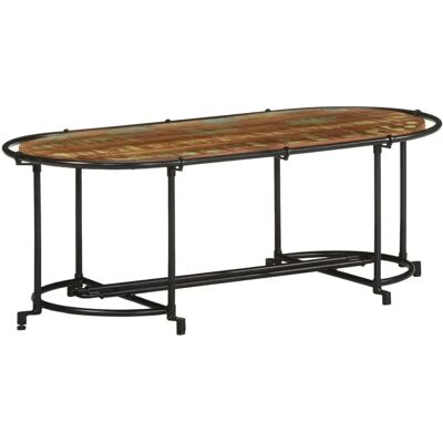 vidaXL Recylce Holz Couchtisch 110x55x40cm - Beistelltisch vidaXL Recylce Holz Couchtisch 110x55x40cm - Beistelltisch