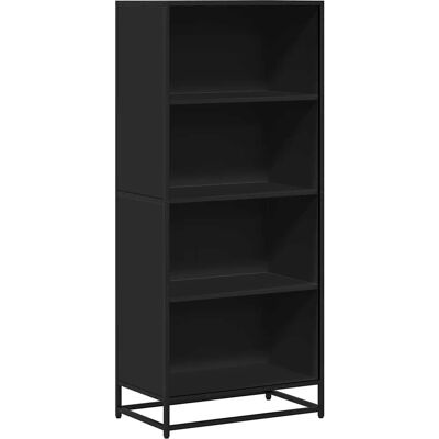 vidaXL Bücherregal Schwarz - Aufbewahrungsmöbel vidaXL Bücherregal Schwarz - Aufbewahrungsmöbel