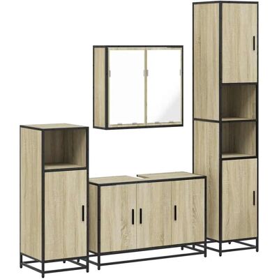 vidaXL Sonoma Eg Badmøbel-Set - Badmøbel-Set vidaXL Sonoma Eg Badmøbel-Set - Badmøbel-Set