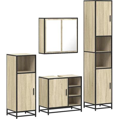 vidaXL 3301206 Badeværelsesmøbel-Set - Sonoma Eg vidaXL 3301206 Badeværelsesmøbel-Set - Sonoma Eg