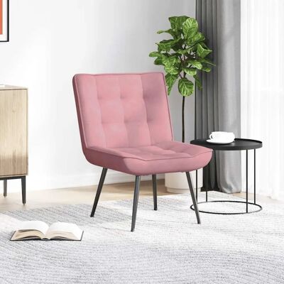 Vidaxl Pink Velvet Relaxsessel - Relaxmöbel Vidaxl Pink Velvet Relaxsessel - Relaxmöbel