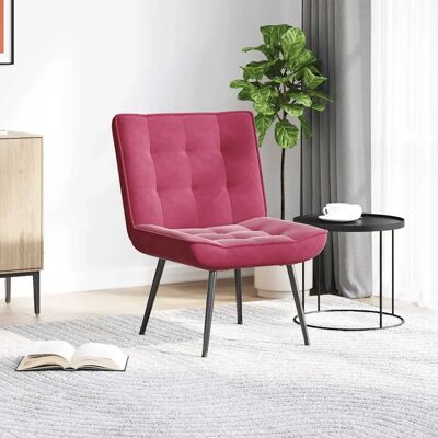 Vidaxl Roter Samt Sessel - Relaxmöbel Vidaxl Roter Samt Sessel - Relaxmöbel