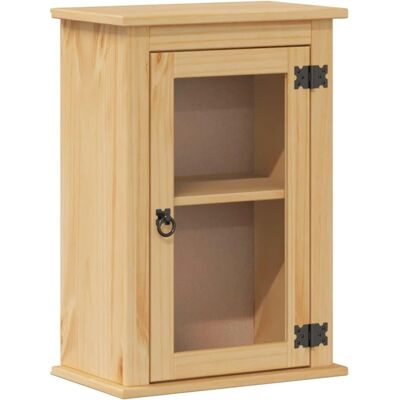 vidaXL Ścienna Szafka z Drewna Sosnowego - Przechowywanie w Łazience - 45x27x64,5 cm vidaXL Ścienna Szafka z Drewna Sosnowego - Przechowywanie w Łazience - 45x27x64,5 cm