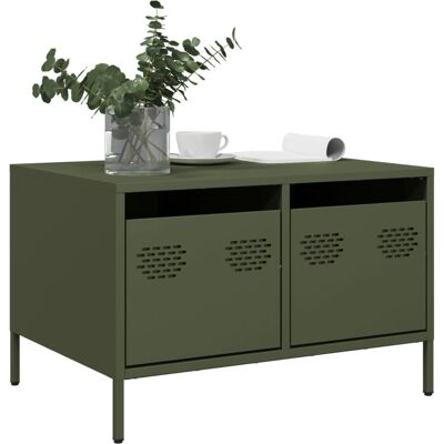 vidaXL TV Schrank Olivgrün - TV Schrank vidaXL TV Schrank Olivgrün - TV Schrank