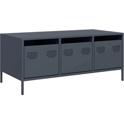 vidaXL Couchtisch Anthrazit - Beistelltisch vidaXL Couchtisch Anthrazit - Beistelltisch