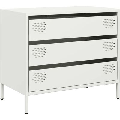 vidaXL 851297 Aparador Blanco - Mueble de almacenamiento para sala vidaXL 851297 Aparador Blanco - Mueble de almacenamiento para sala