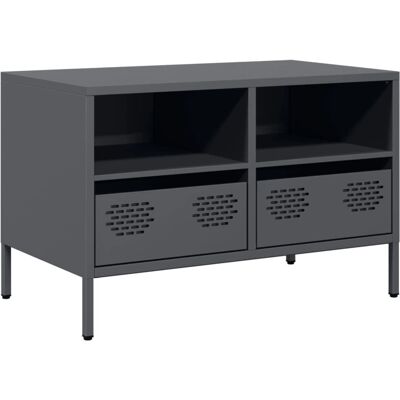 vidaXL TV-Schrank - Anthrazit Stahl - Entertainment vidaXL TV-Schrank - Anthrazit Stahl - Entertainment