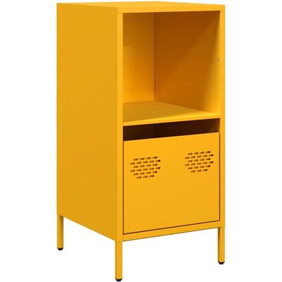 vidaXL 851355 Senfgelber Sideboard - Wohnzimmer Aufbewahrung vidaXL 851355 Senfgelber Sideboard - Wohnzimmer Aufbewahrung