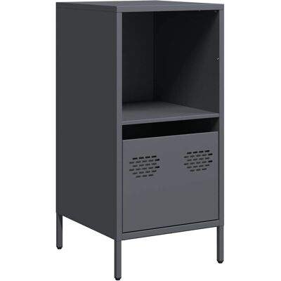 vidaXL 851360 Elegante Aparador de Acero Antracita - Mueble para Sala vidaXL 851360 Elegante Aparador de Acero Antracita - Mueble para Sala