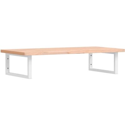 vidaXL Badezimmer Unterschrank - Stahl, Buche, Wandmontage vidaXL Badezimmer Unterschrank - Stahl, Buche, Wandmontage