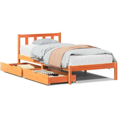vidaXL 3301496 Bettgestell - Rustik Massivholz Kiefer Super King vidaXL 3301496 Bettgestell - Rustik Massivholz Kiefer Super King