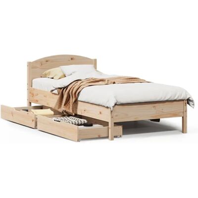 vidaXL 3301851 Bettgestell - Rustik Kiefernholz vidaXL 3301851 Bettgestell - Rustik Kiefernholz