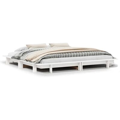vidaXL 3302265 Bettgestell Weiß 180x200cm - Bettart vidaXL 3302265 Bettgestell Weiß 180x200cm - Bettart