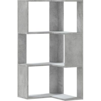 vidaXL Hoekboekenplank - 102 cm, 3 planken, engineeringhout - Hoekmeubel vidaXL Hoekboekenplank - 102 cm, 3 planken, engineeringhout - Hoekmeubel