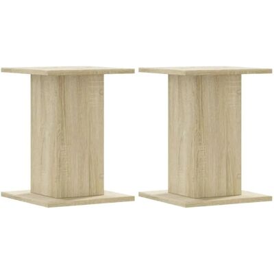 vidaXL Lautsprecherständer Sonoma Eiche 2 st vidaXL Lautsprecherständer Sonoma Eiche 2 st