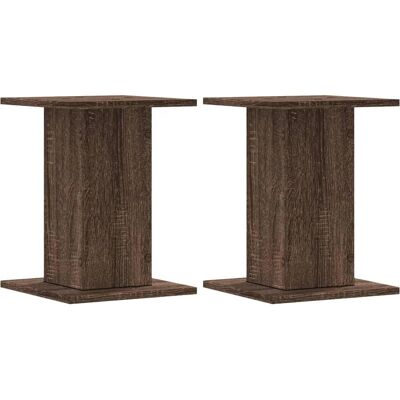 vidaXL Lautsprecherständer 2 st Brauner Eichen - Speaker Stands vidaXL Lautsprecherständer 2 st Brauner Eichen - Speaker Stands