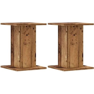 vidaXL Lautsprecherständer - Altholz - 30x30x40 cm - Lautsprecherständer vidaXL Lautsprecherständer - Altholz - 30x30x40 cm - Lautsprecherständer