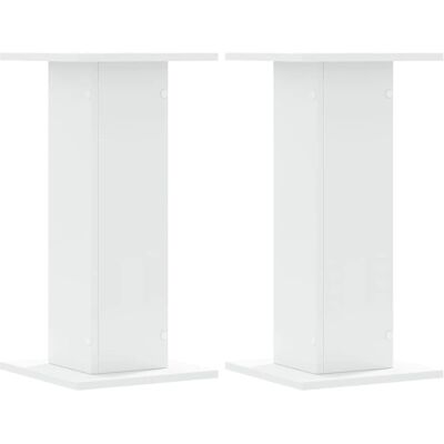vidaXL Speaker Stand - 30x30x60 cm - White - Speaker Floor Stand vidaXL Speaker Stand - 30x30x60 cm - White - Speaker Floor Stand