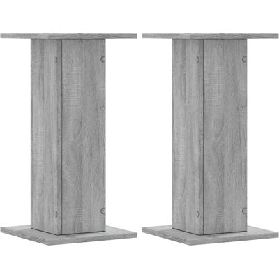 vidaXL Højttalerstativ Grå Sonoma 30x30x60 cm - Højttaler Stander vidaXL Højttalerstativ Grå Sonoma 30x30x60 cm - Højttaler Stander