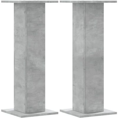 vidaXL Lautsprecherständer - Betong Grau - 30x30x80 cm vidaXL Lautsprecherständer - Betong Grau - 30x30x80 cm