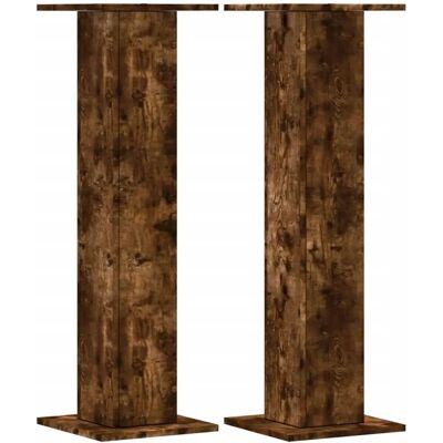vidaXL Lautsprecherständer Räuchereiche 30x30x95cm - Speaker Stands vidaXL Lautsprecherständer Räuchereiche 30x30x95cm - Speaker Stands