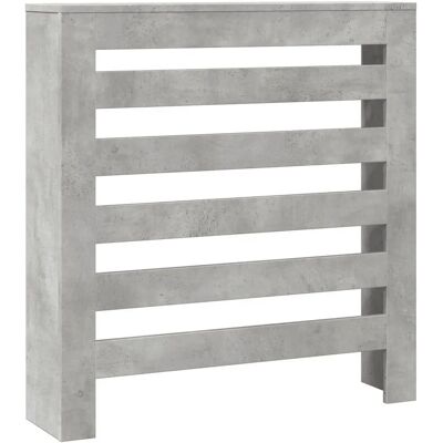 vidaXL Heizkörperabdeckung 78x20x82 cm Modernes Grau Lamellenkasten vidaXL Heizkörperabdeckung 78x20x82 cm Modernes Grau Lamellenkasten