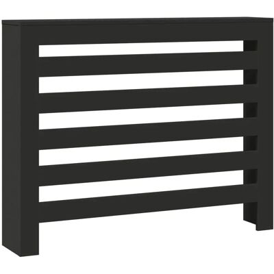 vidaXL Radiator Cover Black 104x20x82 cm - Radiator Cover vidaXL Radiator Cover Black 104x20x82 cm - Radiator Cover