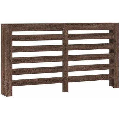 Housse de radiateur vidaXL Bois Chêne Marron - Étagère moderne en bois d'ingénierie Housse de radiateur vidaXL Bois Chêne Marron - Étagère moderne en bois d'ingénierie